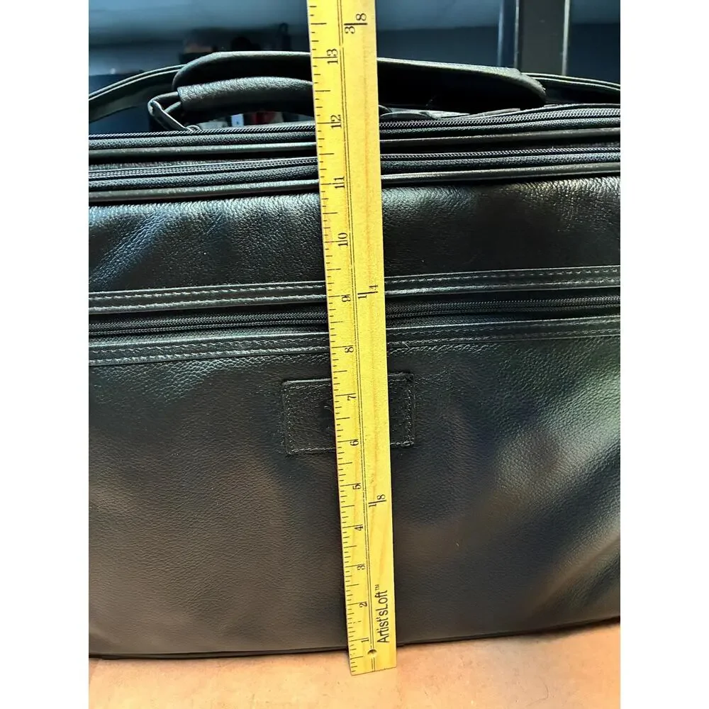 Vintage Case-Tek Leather Briefcase Bag | Genuine Leather Laptop Case